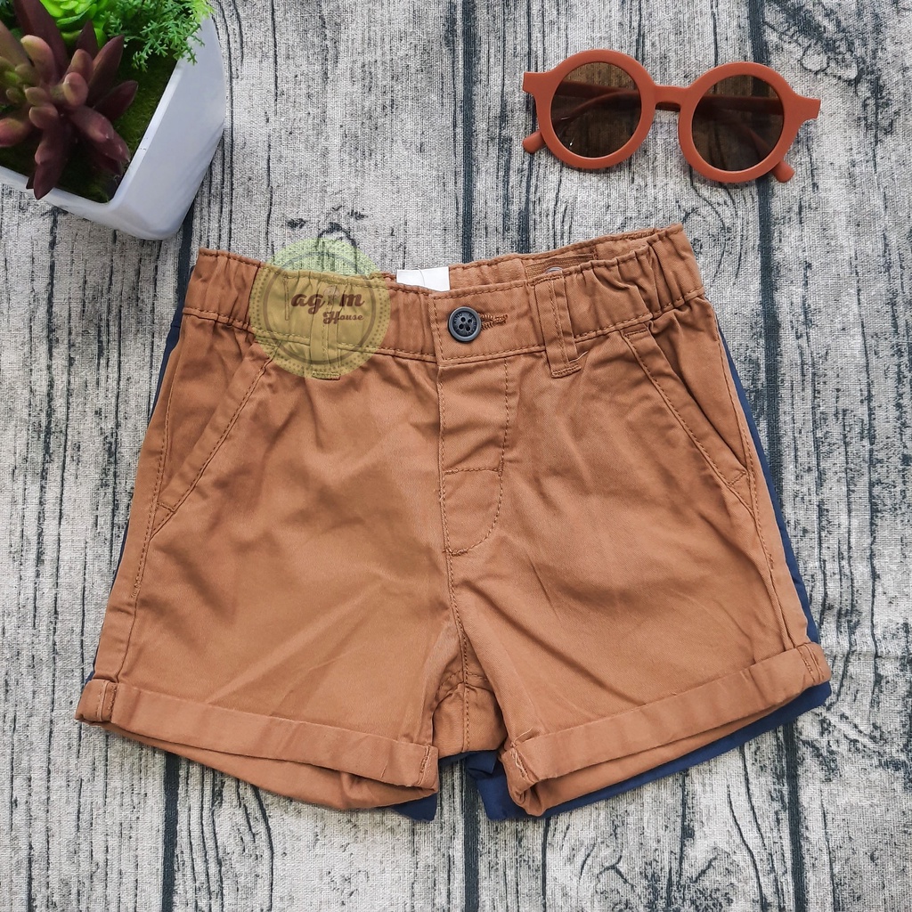 Set 2 quần short đùi HM săn sale cho bé trai 8-17kg - Lagim House