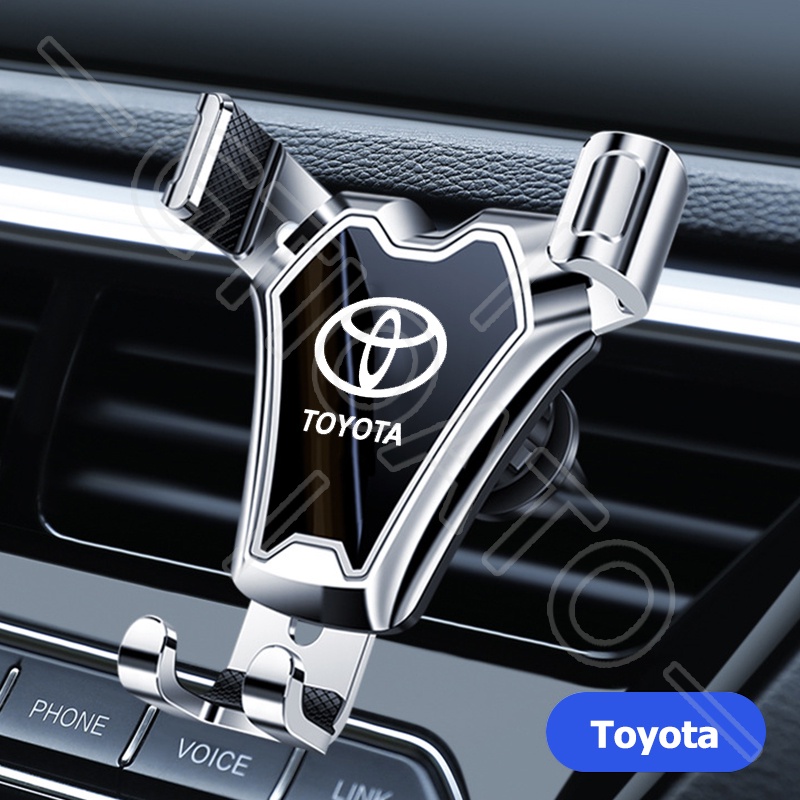 GTIOATO Giá Đỡ Điện Thoại Trên Ô Tô Giá Để ĐiệN ThoạI TrêN Ô Tô Cửa Gió Giá Đỡ ĐiệN ThoạI Oto Giá Treo ĐiệN ThoạI TrêN Ô Tô Phụ KiệN Ô Tô Cho Toyota CHR Raize Corolla Cross Rush Fortuner Yaris Innova Vios Prius C Wigo Sienta