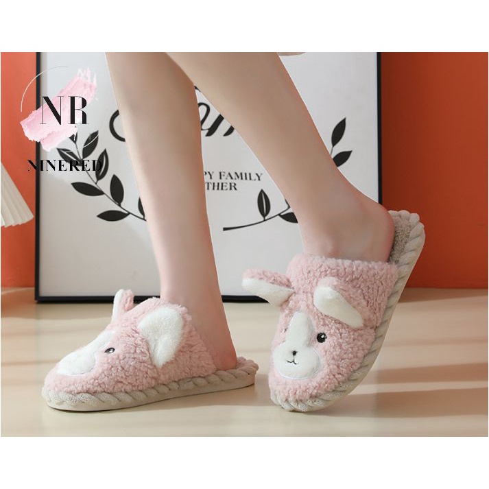 Dép Lông Cún Đi Trong Nhà Nam Nữ Êm Chân Đế Chống Trơn - D122 - D102