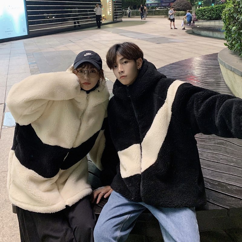 Áo Khoác,Áo Lông Dầy Dặn Form Rộng Nam Nữ