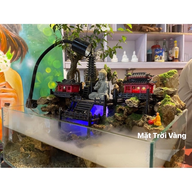 Bộ nhà tiểu cảnh Kelsey 1 - phụ kiện trang trí hồ cá, non bộ, tiểu cảnh sân vườn