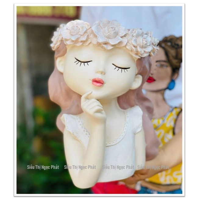 [Hàng Trung loại 1, không phải hàng Việt] BÌNH HOA CÔ GÁI