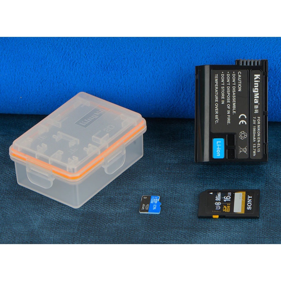 Bộ 2 pin và sạc KingMa EL15 dùng cho máy ảnh Nikon  D600, D610, D750, D800, D800E, D810, D7000, D7100