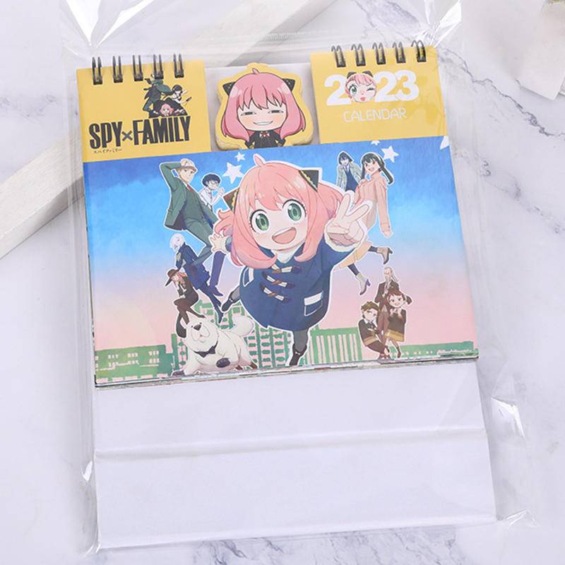 Lịch Để Bàn 2023 In Hình Anime SPYxFAMILY Loid Forger Anya Forger Yor Forger