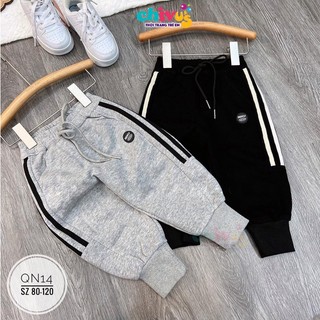 Quần nỉ cho bé CHIVU'sKID quần nỉ bé trai bé gái chất nỉ bông dày dặn ấm áp quần áo trẻ em 1 2 3 4 5 tuổi