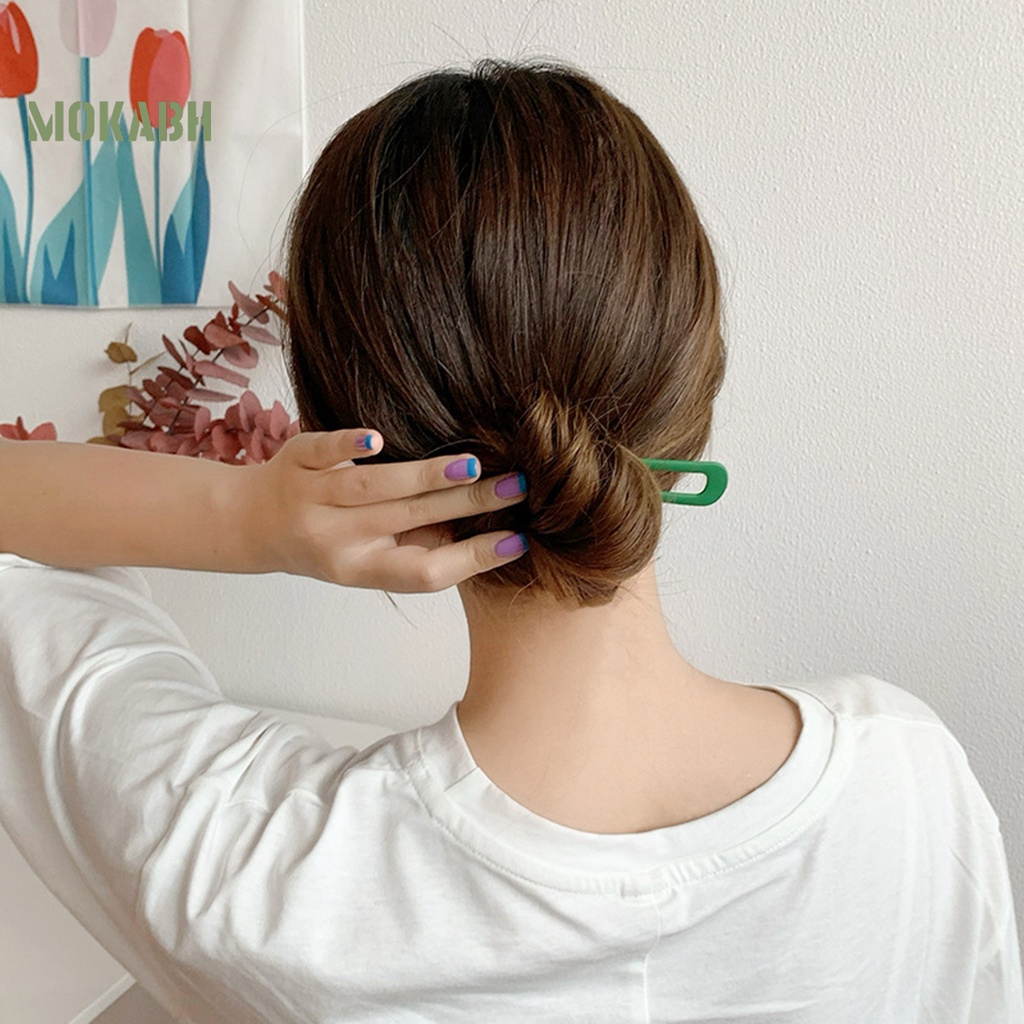 Trâm Cài Tóc Hình Chữ U Bằng Hợp Kim Dùng Hàng Ngày Cho Bạn Gái