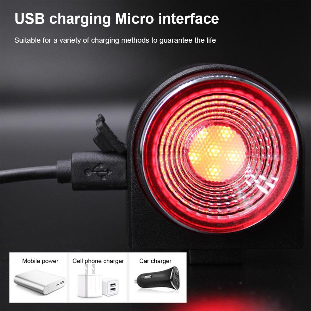 Đèn Đuôi Xe Đạp Có Chuông Báo Động Chống Nước IP65 Điều Khiển Từ Xa Chống Trộm Có Thể Sạc Lại