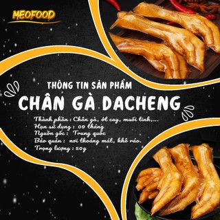 Bịch 30 Chiếc Chân Gà Cay Tứ Xuyên(32gr/chân)