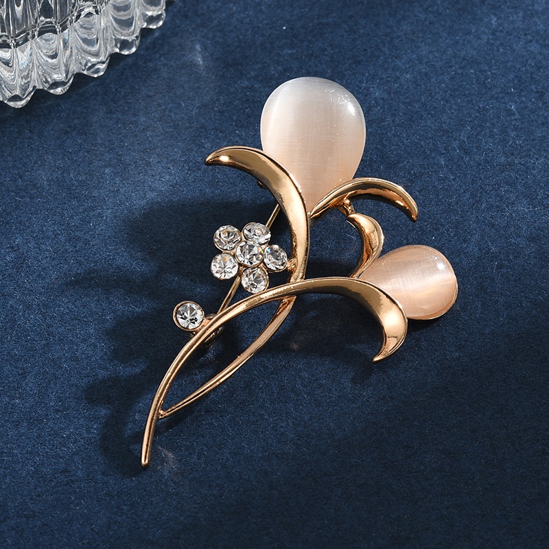 Trâm Cài Áo Hợp Kim Đính Đá Hình Hươu / Nàng Tiên Cá Phong Cách Mới Sáng Tạo Cho Nữ