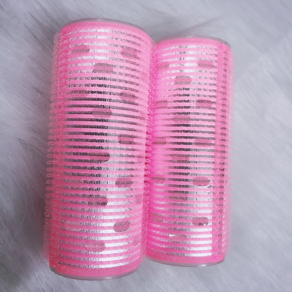 Lô Uốn Tóc Mái Bay,Lõi Nhôm Nhiệt, Lô Cuốn Tóc Hàn Quốc Xoăn Size To Dài Tự Dính 5 x 10,5 cm