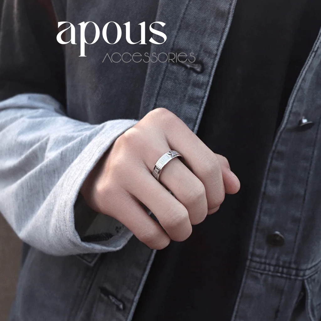 Nhẫn nam nữ Basic Cuban Ring V2 - Thép không gỉ - Phụ kiện trang sức Unisex Apous