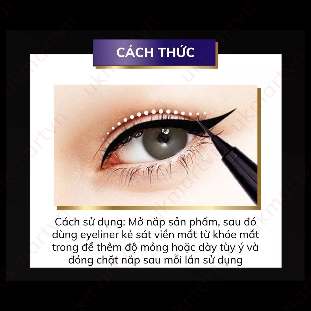 Bút Kẻ Mắt Nước Chống Trôi Cao Cấp Browit Ultra Fine Eyeliner 0,01 Mm #Brown #Black 0,5Gr