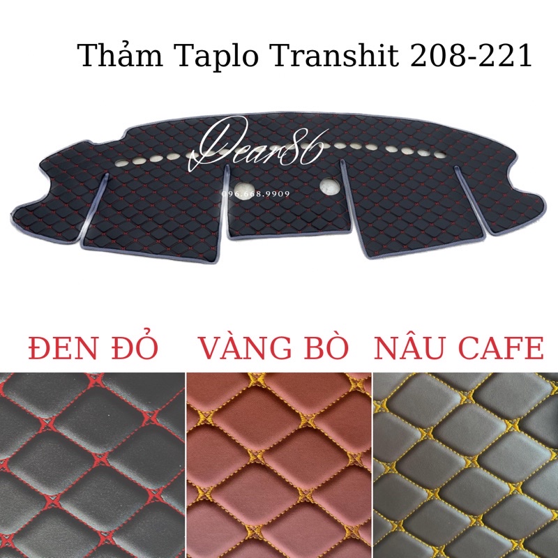 Thảm taplo xe Ford Transhit 2008-2021 - dcar86 xưởng sản xuất thảm taplo xe tải xe con