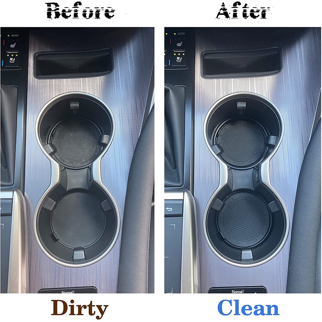 Bộ 2 Giá Đỡ Cốc Chống Trượt / Thấm Nước Bằng PVC Tiện Dụng Cho Xe Hơi / Tàu Thuyền