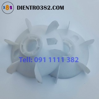 Cánh quạt làm mát cho động cơ, máy bơm nước lỗ trục 38mm mã cánh quạt Y132-468