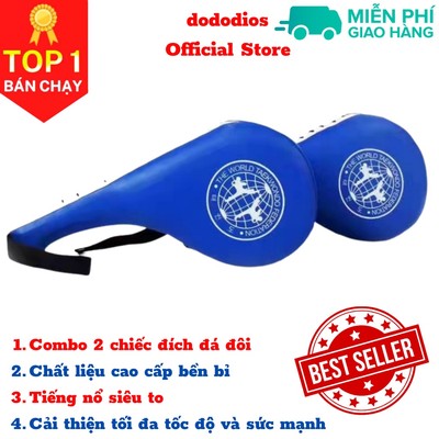 [Màu Xanh] Combo2 Đích Đá Tập Võ Thuật Taekwondo, Vovinam, Karate , Muay Thái Vstar Cao Cấp