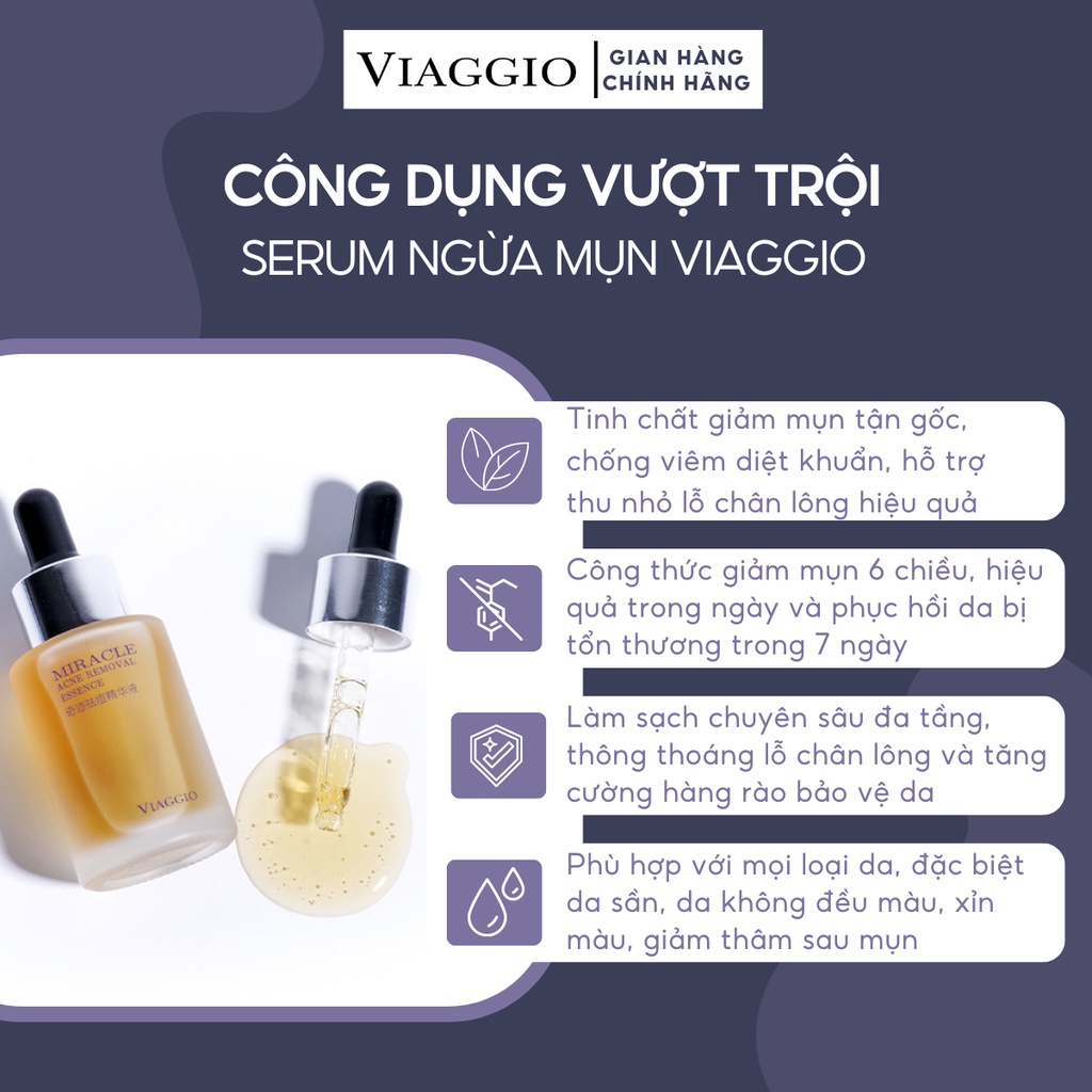 Serum Sạch Mụn Ngừa Thâm Viaggio 30ml | BigBuy360 - bigbuy360.vn