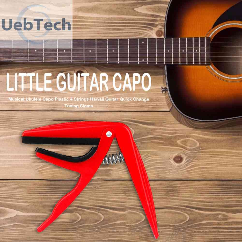 Kẹp Capo 4 Dây Thay Đổi Nhanh Chóng Phong Cách Hawaii Cho Đàn Ukulele
