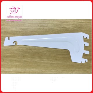 Tay đỡ kệ siêu thị, tay bass mâm kệ