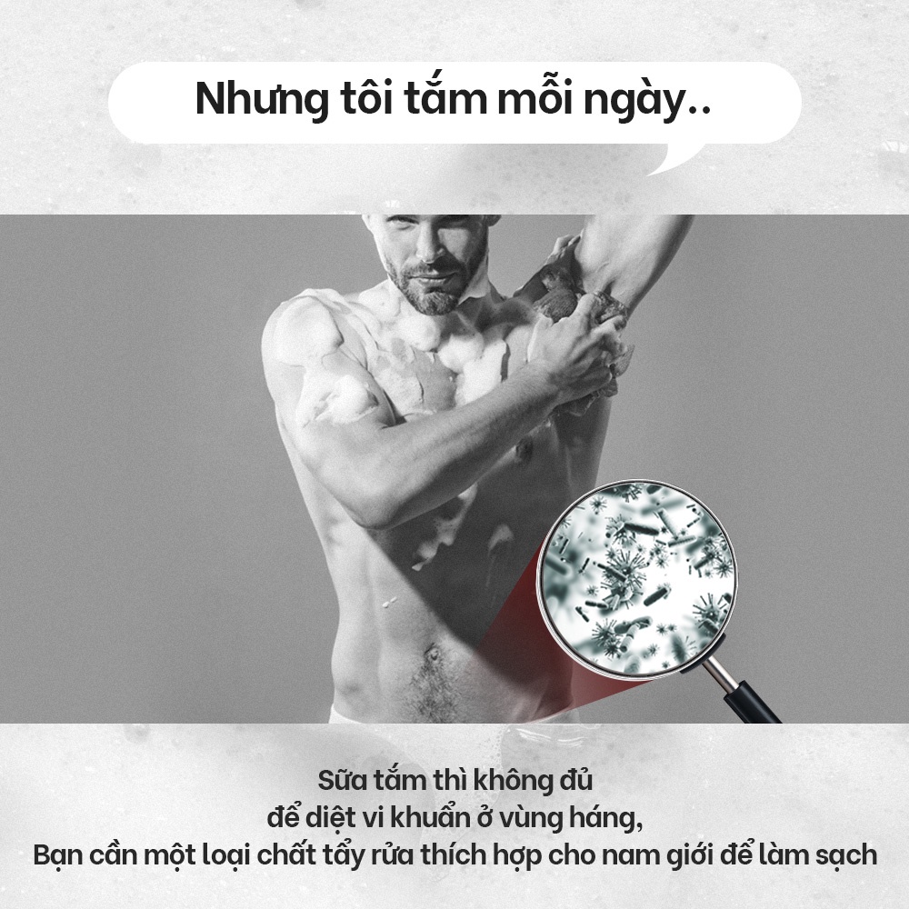 Dung dịch vệ sinh vùng kín PORMANS Cool Zone Masculine 150ml dành cho nam giới