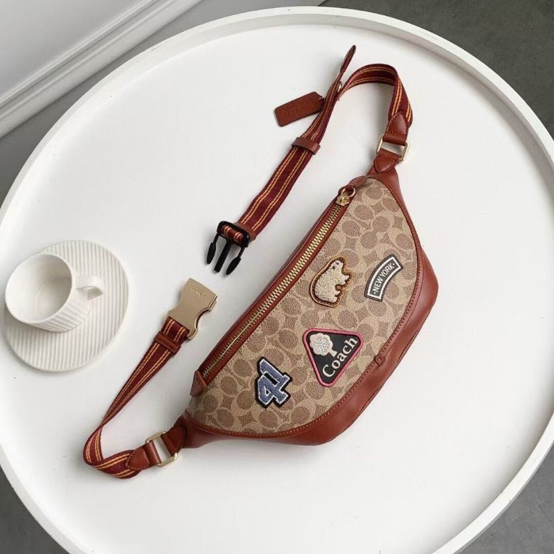 Túi bao tử coach da thật chuẩn xịn