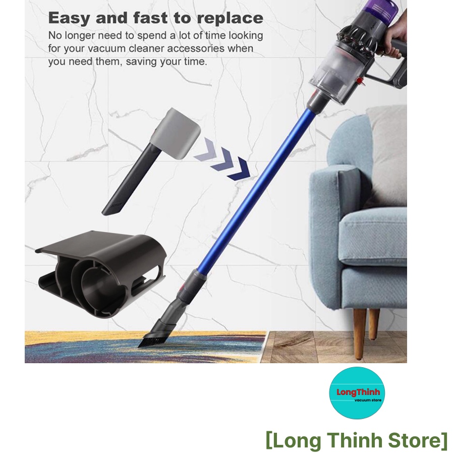 Kẹp gắn đầu hút cho máy hút bụi 𝐃𝐲𝐬𝐨𝐧 V7 V8 V10 V11 V15 - chất lượng cao