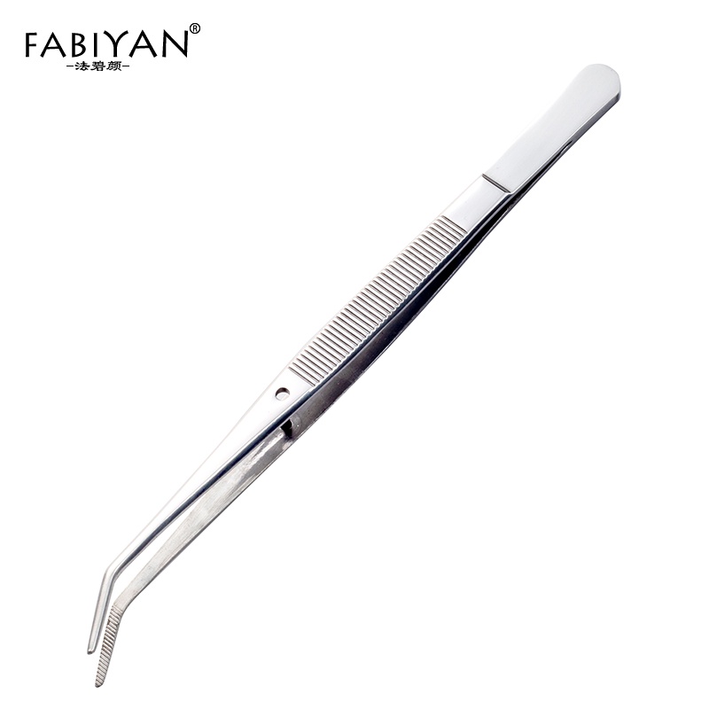 Nhíp FABIYAN bằng thép không gỉ đa năng gắp linh kiện/ kim tuyến trang trí móng tay/ nha khoa