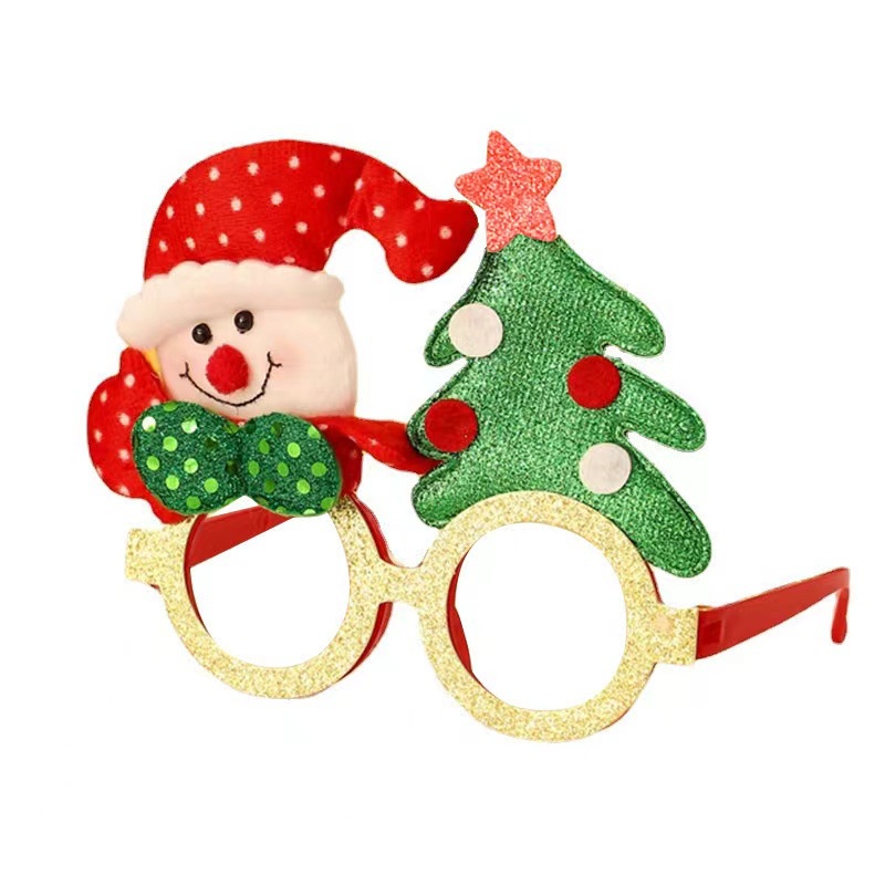 Mắt Kính Hình Ông Già Noel / Người Tuyết / Tuần Lộc Xinh Xắn Trang Trí Giáng