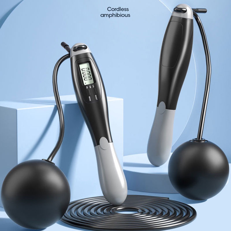 Dây nhảy thể dục LOCO FISH đốt cháy mỡ thừa bằng điện không dây giúp giảm cân cho người lớn