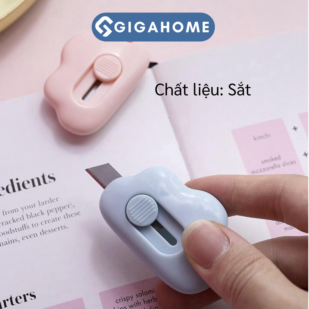 Dao Rọc Giấy Mini GIGAHOME Hình Đám Mây Đáng Yêu Có Thể Làm Móc Khóa 9448