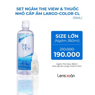 Nước ngâm THE VIEW nhỏ mắt ZERO SEVEN, REWETTING DROP, OFRESH, LARGO chính hãng LENS XOẮN