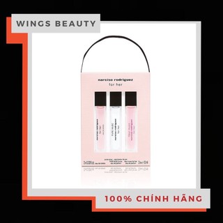 Bộ nước hoa narciso rodriguez for her 3x10ml