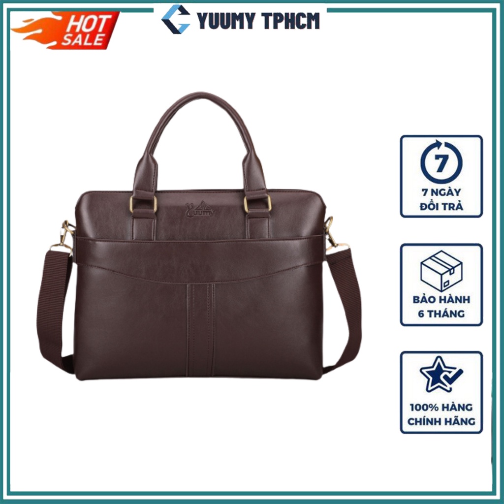 Túi Da Công Sở Basic CAYUUMY06 Ngăn Đựng Rộng Rãi Thích Hợp Diện Đi Làm, Đi Công Tác