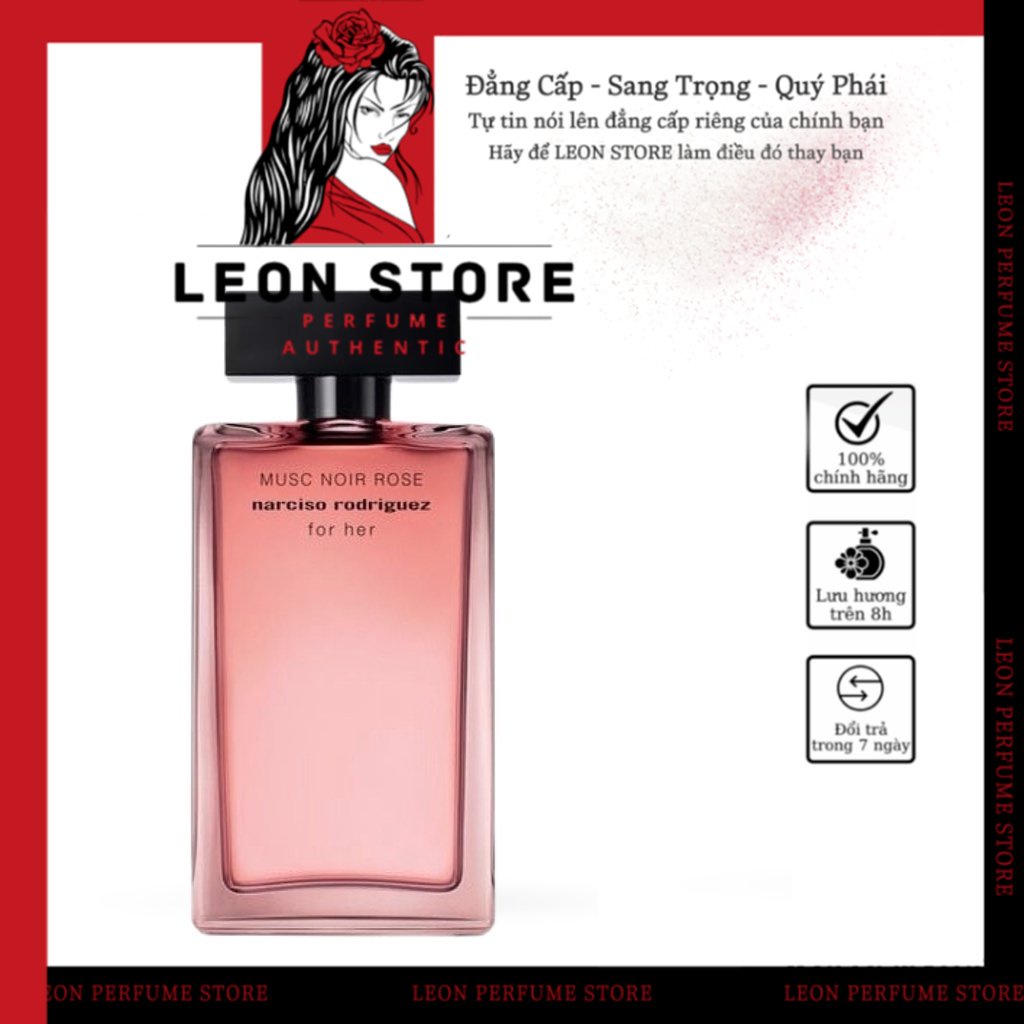 💎LEON💎 Nước hoa Narciso Rodriguez Musc Noir Rose For Her