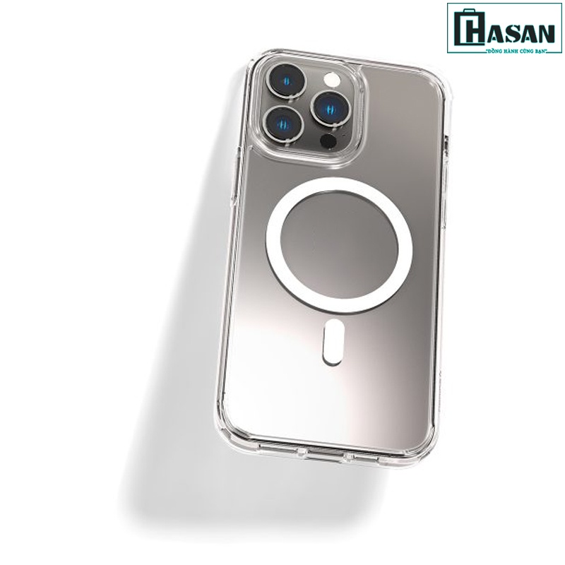 Ốp lưng Magsafe iPhone 14 Pro SPIGEN Crystal Hybrid Magfit