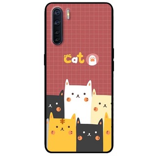 Ốp lưng Oppo Reno 3 / A91 - Reno 3 Pro - Reno 4 - Reno 4 Pro - Reno 5 - Reno 5 Pro mẫu Mèo Nâu