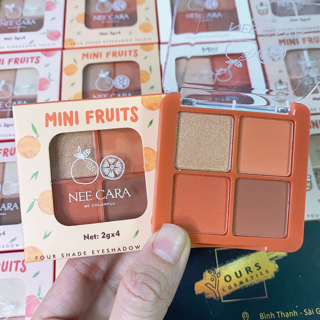 Bảng Phấn Mắt Nee Cara Tone Trà Sữa N319 - Bảng Màu Mắt Tone Nâu Tây Nee Cara