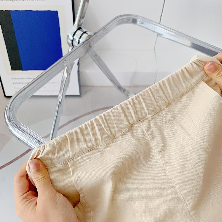 Quần Dài Mỏng Dáng Rộng Thoáng Khí Thêu Hình Củ Cà Rốt Nhỏ Thời Trang Xuân Thu Cho Bé Gái