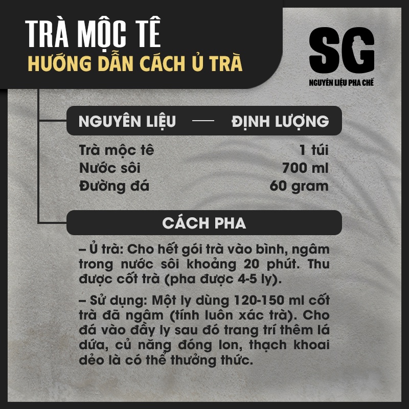 Trà Hoa Mộc Tê Túi 80g Quế Hoa, Táo Đỏ Thanh nhiệt cơ thể, giảm stress, cải thiện tiêu hóa Nguyên Liệu Pha Chế SG