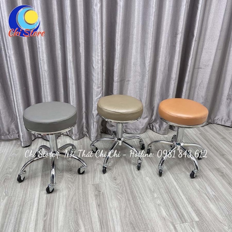 Ghế Xoay Đôn Hơi, Ghế Spa Chuyên Dùng Gội Đầu Spa Thẩm Mỹ Viện Xoay 360 Độ Và Tuỳ Chỉnh Độ Cao