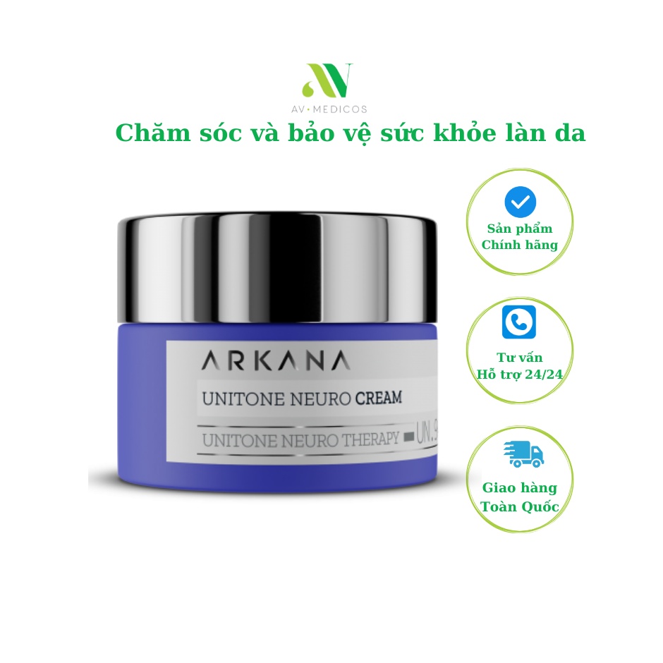 Kem dưỡng Arkana Unitone Neuro Cream dưỡng trắng, mờ thâm nám