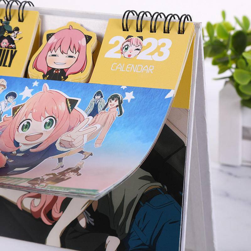 Lịch Để Bàn 2023 In Hình Anime SPYxFAMILY Loid Forger Anya Forger Yor Forger