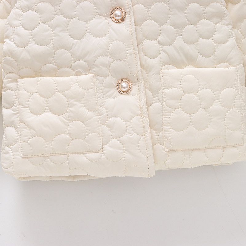 Áo Khoác Đơn Giản Tay Dài Giữ Ấm Mùa Đông In Họa Tiết Hoạt Hình Dễ Thương Cho Bé Gái