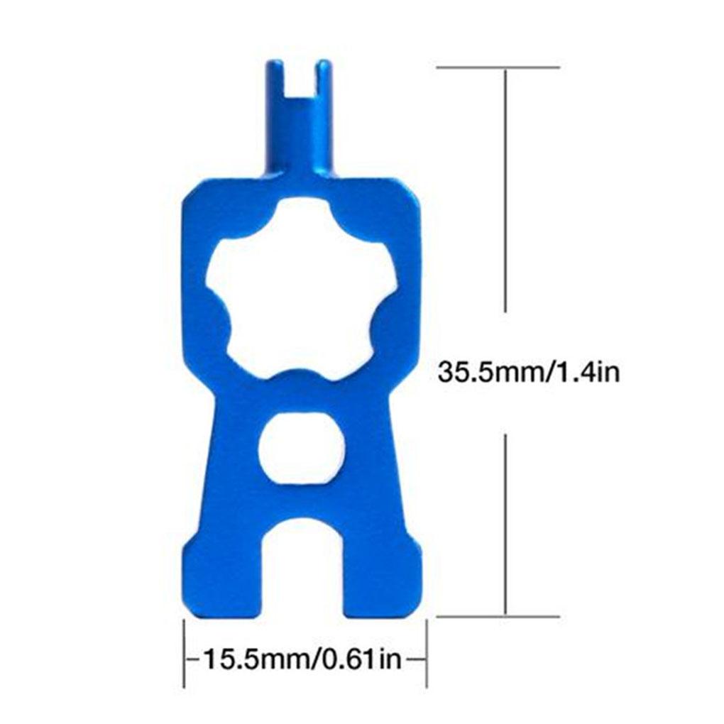 Dụng Cụ Tháo Lõi Van Xe Đạp Hai Đầu 4 Trong 1 Đa Năng