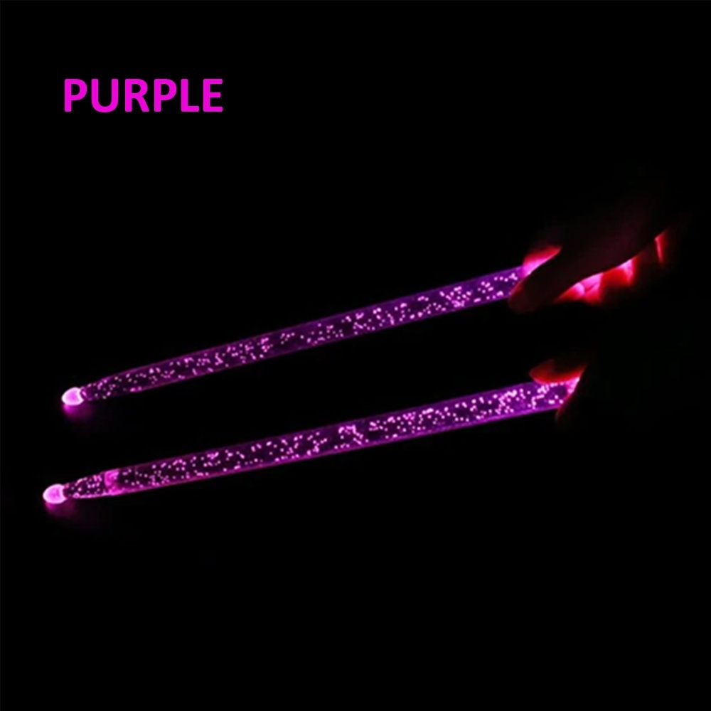 1 Cặp Gậy Đánh Trống Có Đèn LED Phát Sáng Bằng Acrylic