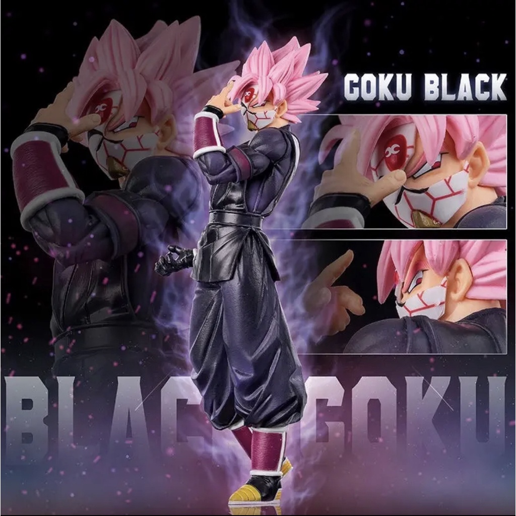 Mô hình Dragon Ball Black Goku Rose Mode - Figure cao 25cm