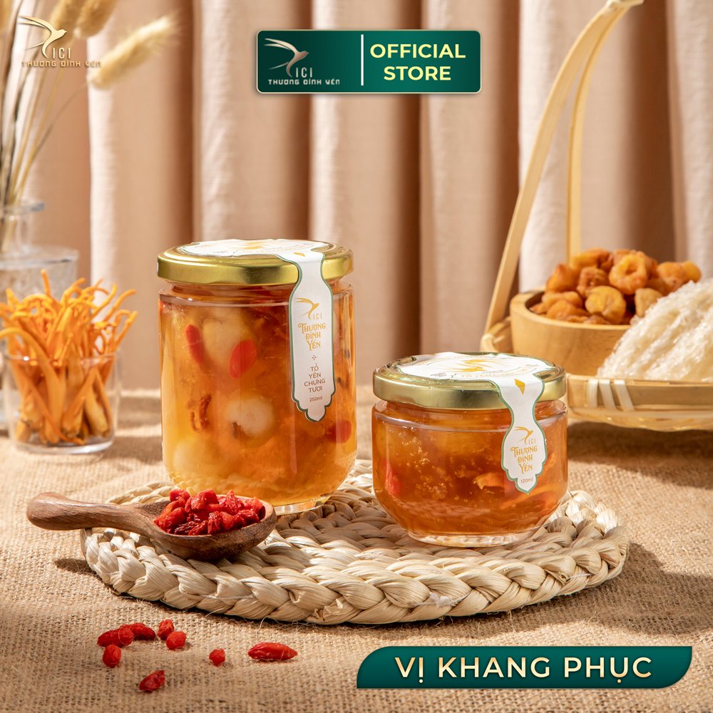 Yến Chưng Tươi CICI THƯỢNG ĐỈNH YẾN Nhiều Vị Bổ Sung Dưỡng Chất Hũ 120-250ml