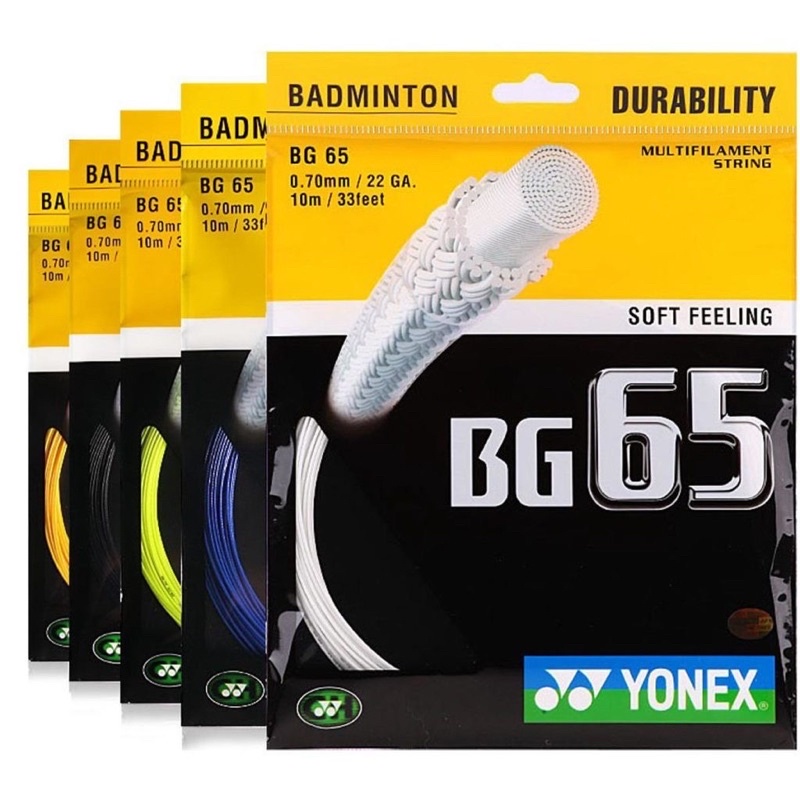 Dây cước căng vợt yonex BG65 giá rẻ nhiều màu