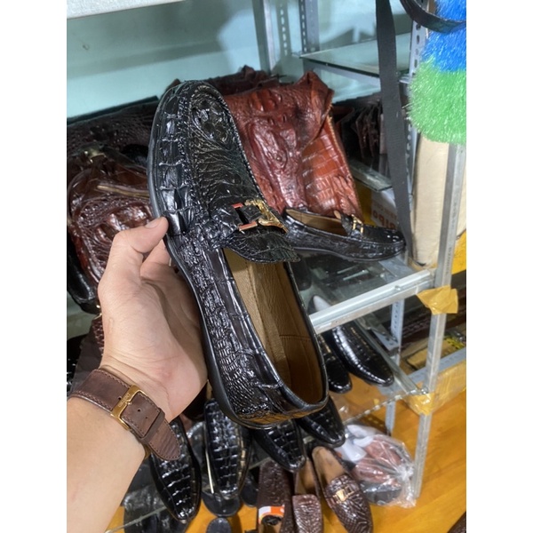 Giày Da cá sấu- Giày mọi Nam