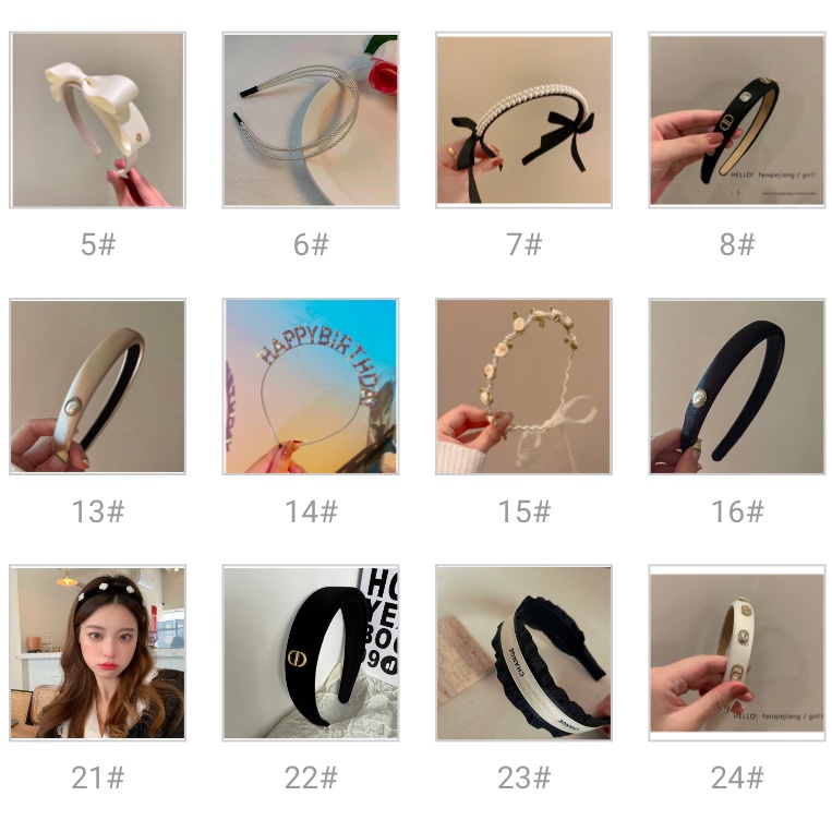 Băng Đô Hoa Trà Đen Bằng Xốp Thời Trang Hàn Quốc Cho Nữ